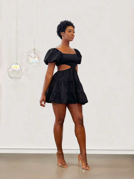 Gia Side Cutout Mini Dress