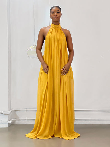 Nina Jumpsuit | Mustard