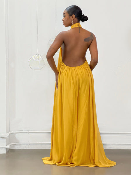 Nina Jumpsuit | Mustard