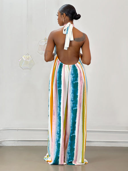 Lily Jumpsuit | Multi Print